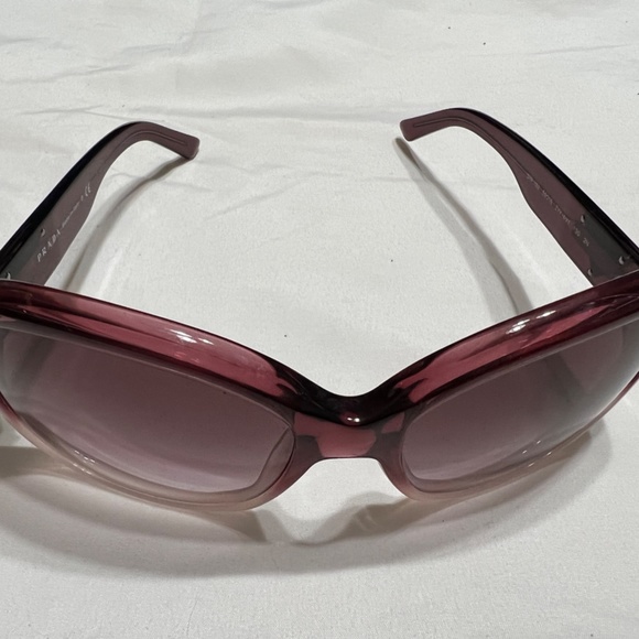 Prada Pink Gradient Round Lens Sunglasses